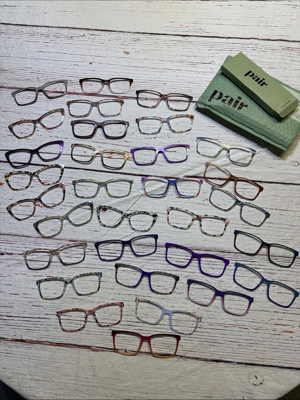 Pair Magnetic Top Frame Eyeglass Frames - Assorted Styles Lot of 30